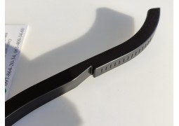 Вішалки-плечики пластикові 400х10мм. з протектором та хромованим гачком 